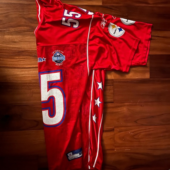 2006 Joey Porter Pittsburgh Steelers Pro Bowl Football Jersey Sz XL Great Color - Picture 3 of 7